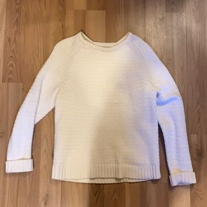 REISS Thick White knit sweater